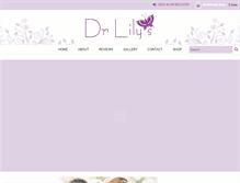 Tablet Screenshot of drlilys.com